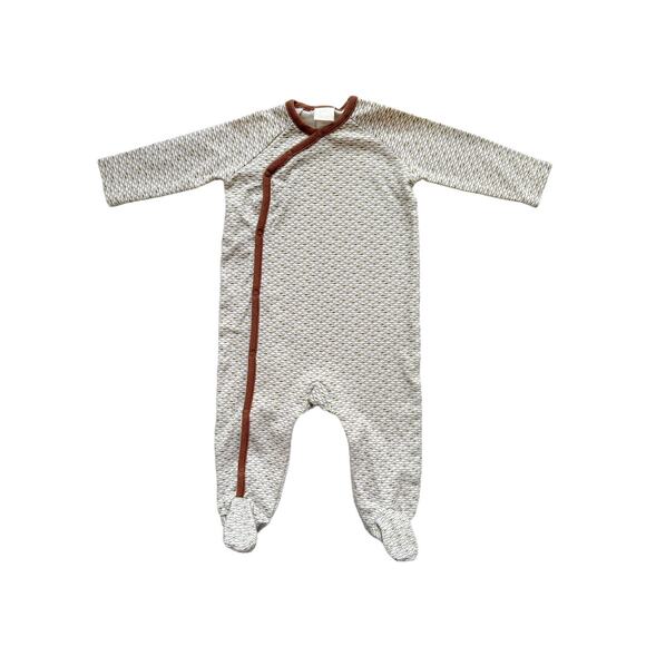 Tea Collection Footie Sleeper Pajamas Size 0-3m - Picture 1 of 4